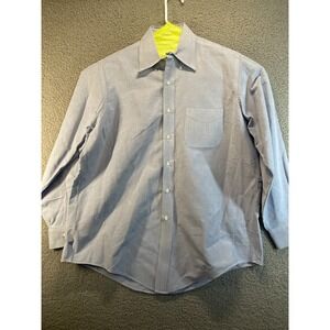 Brooks‎ Brothers  Dress Shirt Men's 16 33  Blue Business Casual
